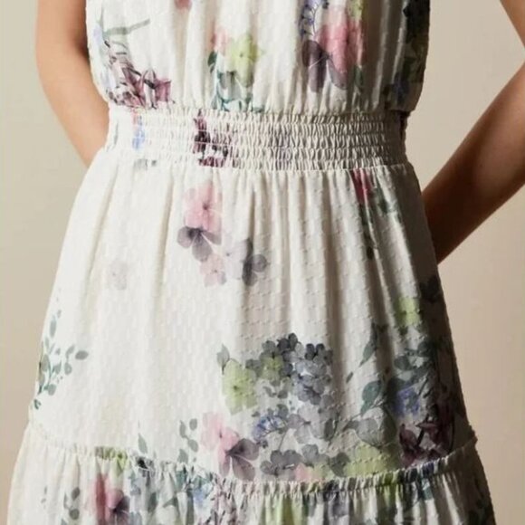Ted Baker Kahlay Pergola Tiered Midi Dress (Ted Size 0) US size 2 - Picture 13 of 14